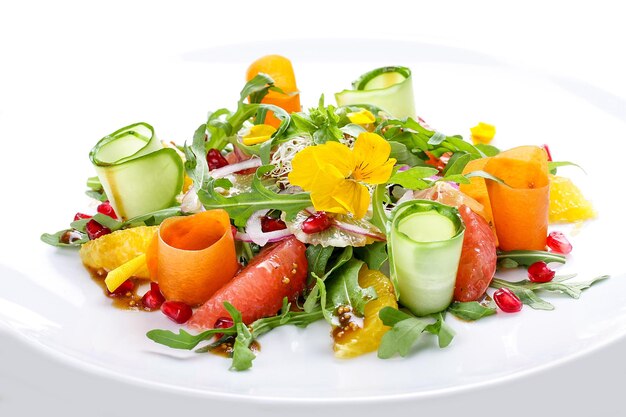 Plato principal colorido